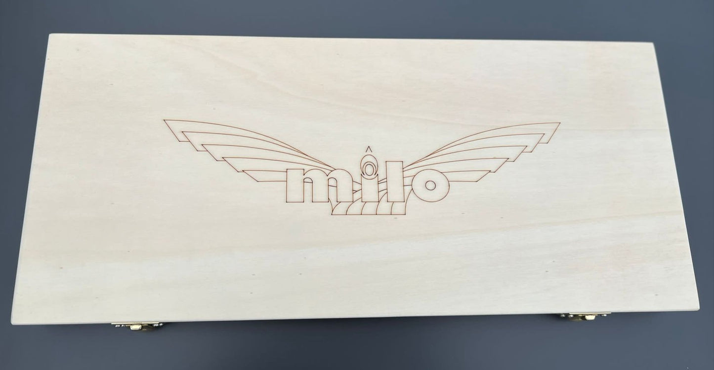 Hand Crafted Wooden Hook Length Box