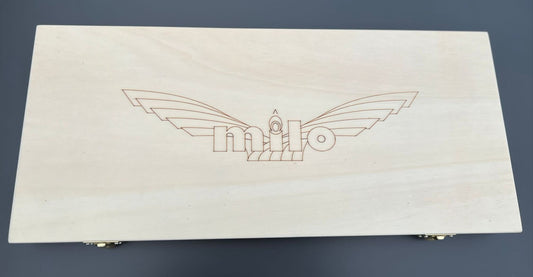 Hand Crafted Wooden Hook Length Box