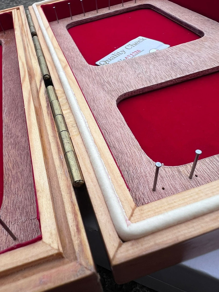 Hand Crafted Wooden Hook Length Box Milo Fishing UK