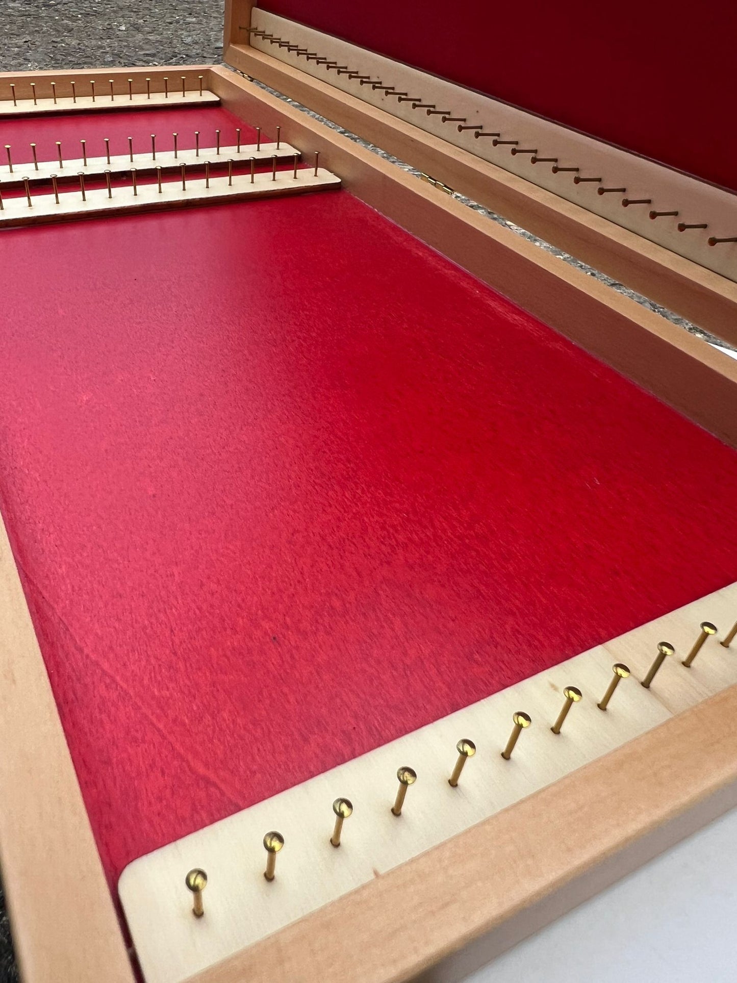 Hand Crafted Wooden Hook Length Box