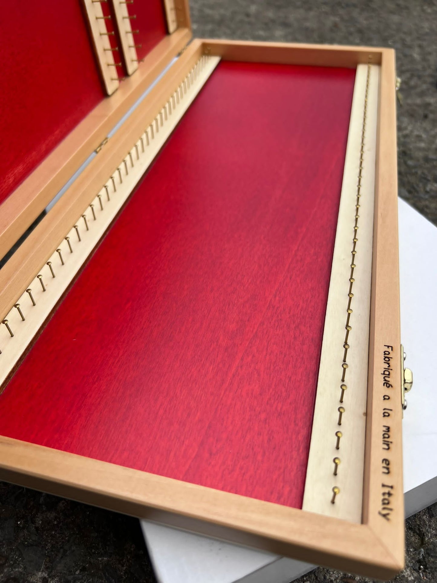 Hand Crafted Wooden Hook Length Box